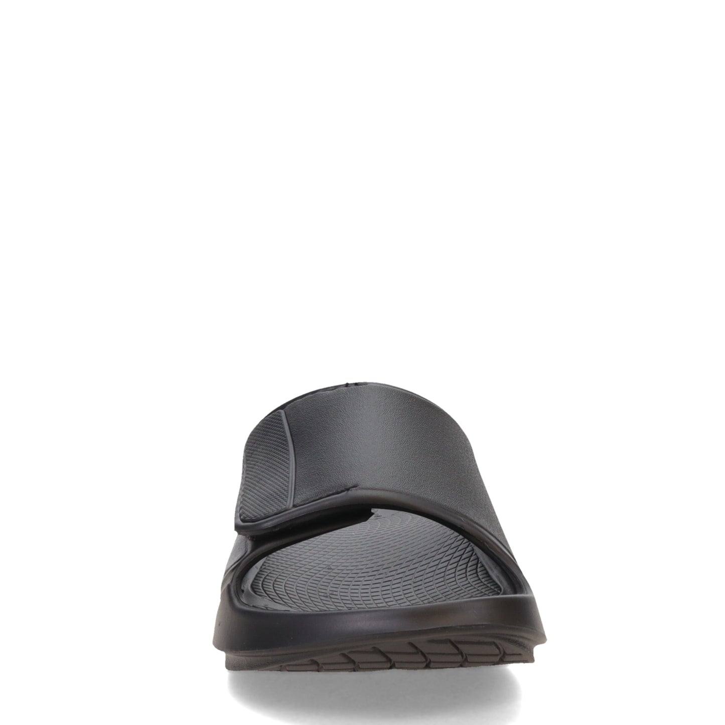 Peltz Shoes  Men's Oofos OOahh Sport Sandal Matte Black 1550-MATBLK