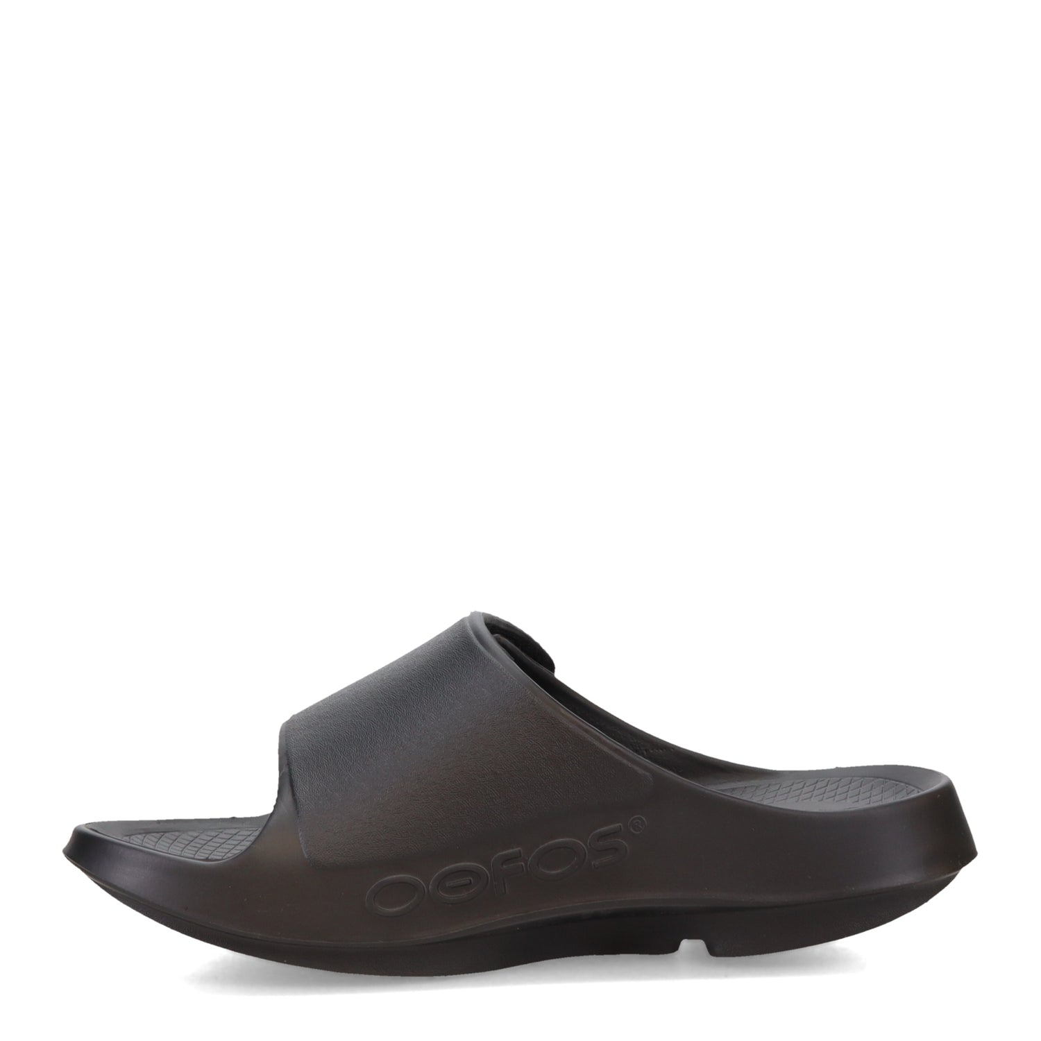 Peltz Shoes  Men's Oofos OOahh Sport Sandal Matte Black 1550-MATBLK