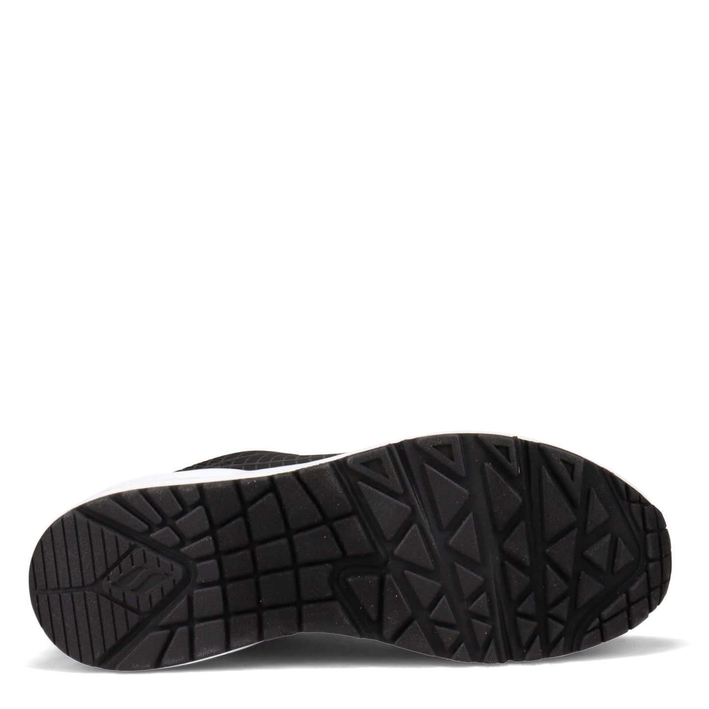 Peltz Shoes  Women's Skechers Street Uno - Eye Catching Sneaker Black Multi 155131-BKMT