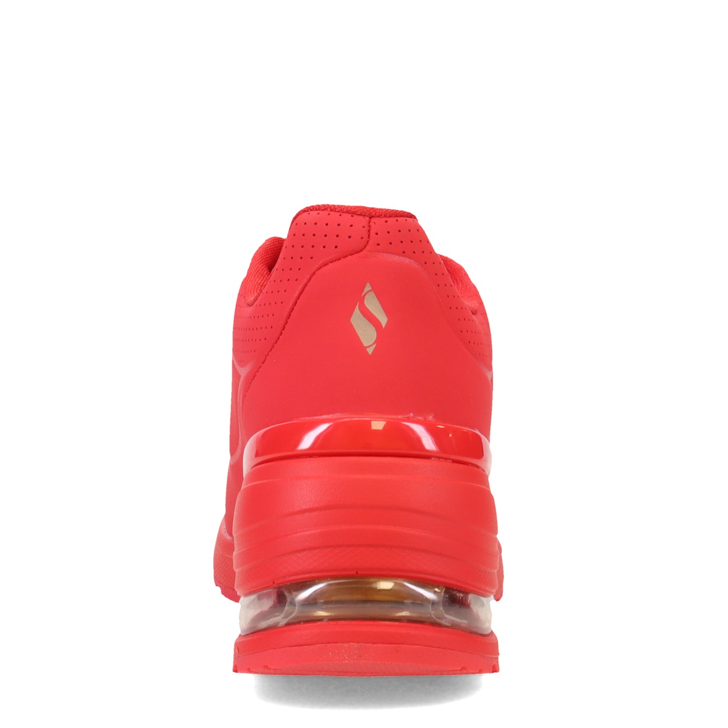 Peltz Shoes  Women's Skechers Street Million Air - Elevated Air Sneaker Red 155401-RED
