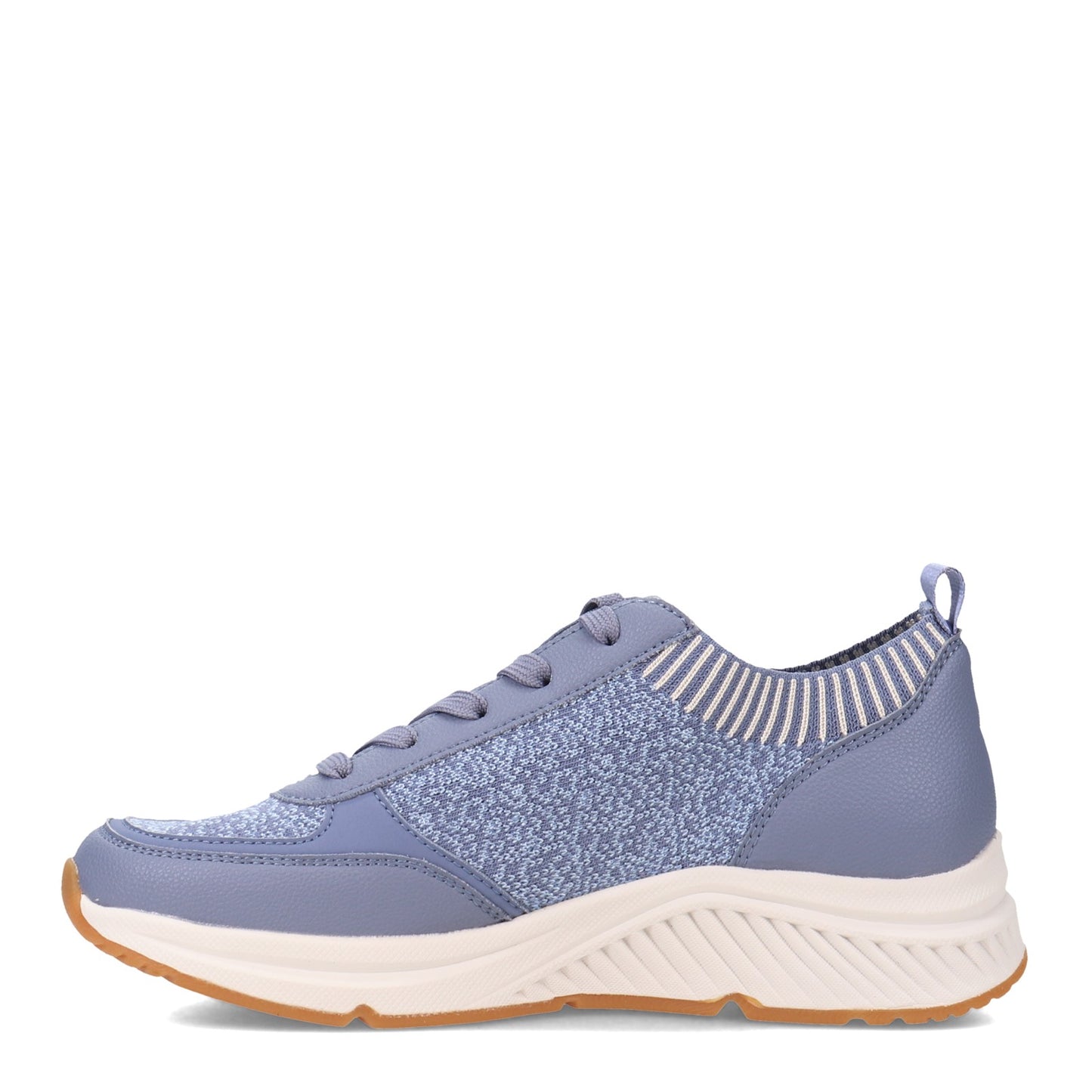 Peltz Shoes  Women's Skechers Street Arch Fit: S-Miles - Walk On Sneaker Blue 155565-BLU