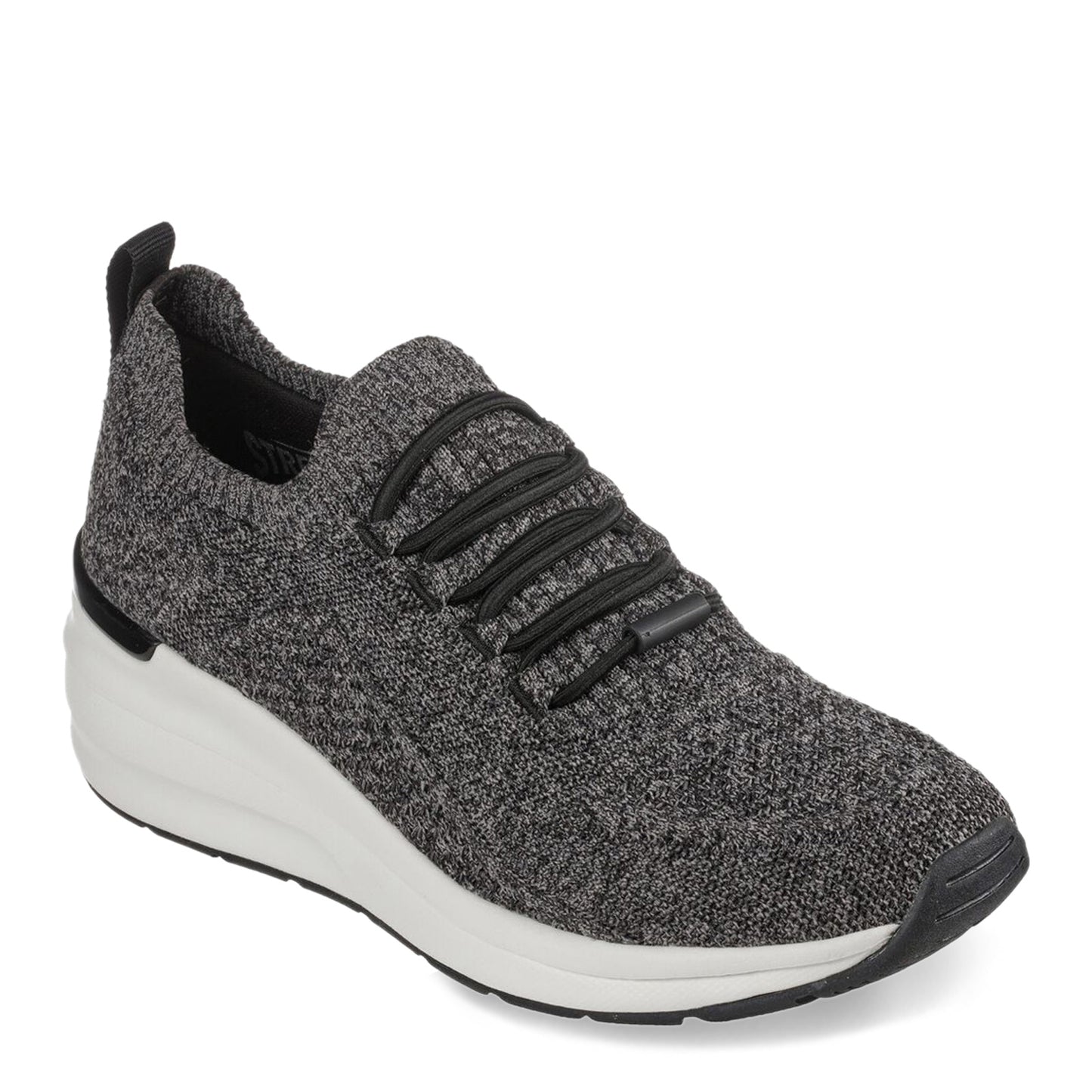 Peltz Shoes  Women's Skechers Street Billion - Woven Walks Sneaker Black 155626-BLK