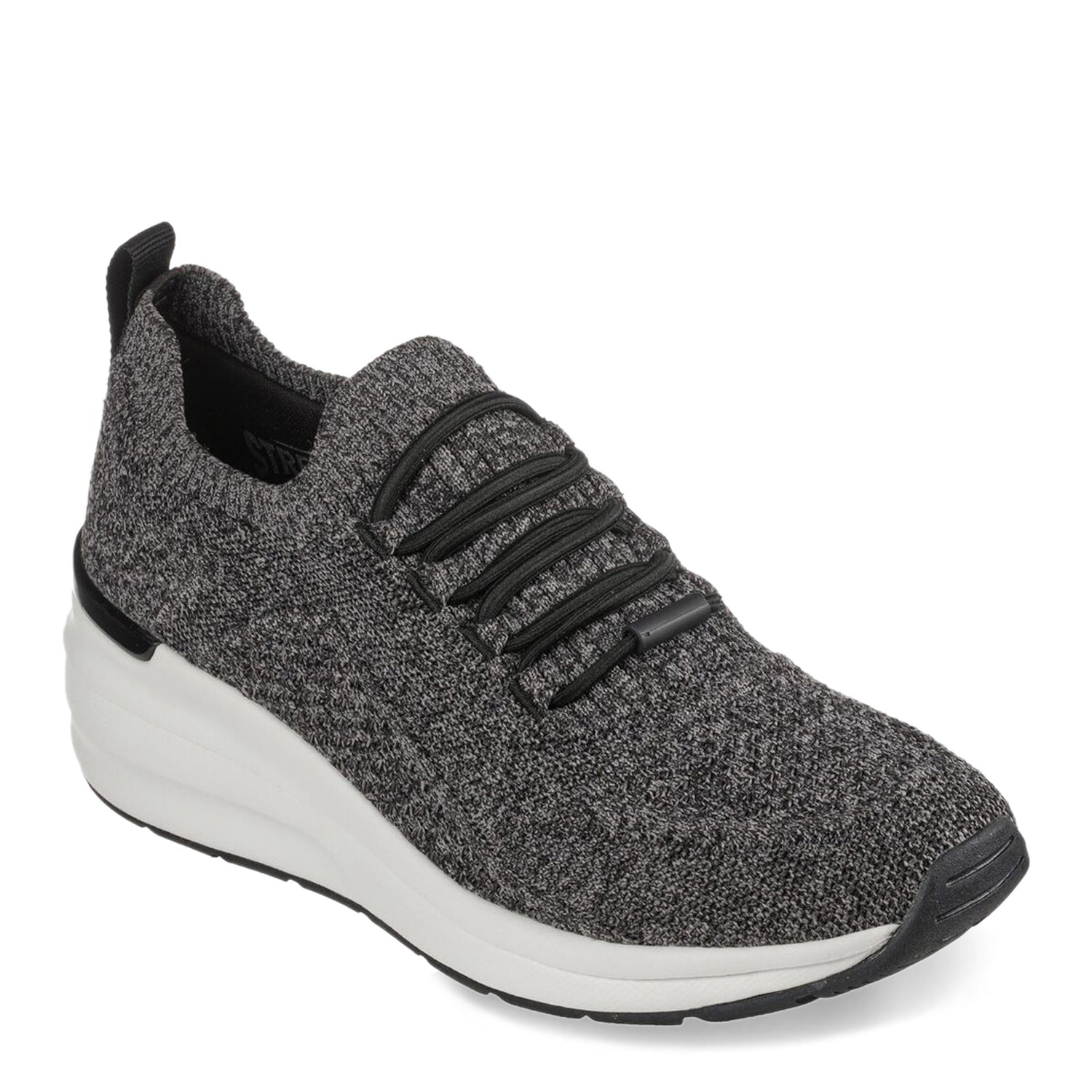 Peltz Shoes  Women's Skechers Street Billion - Woven Walks Sneaker Black 155626-BLK