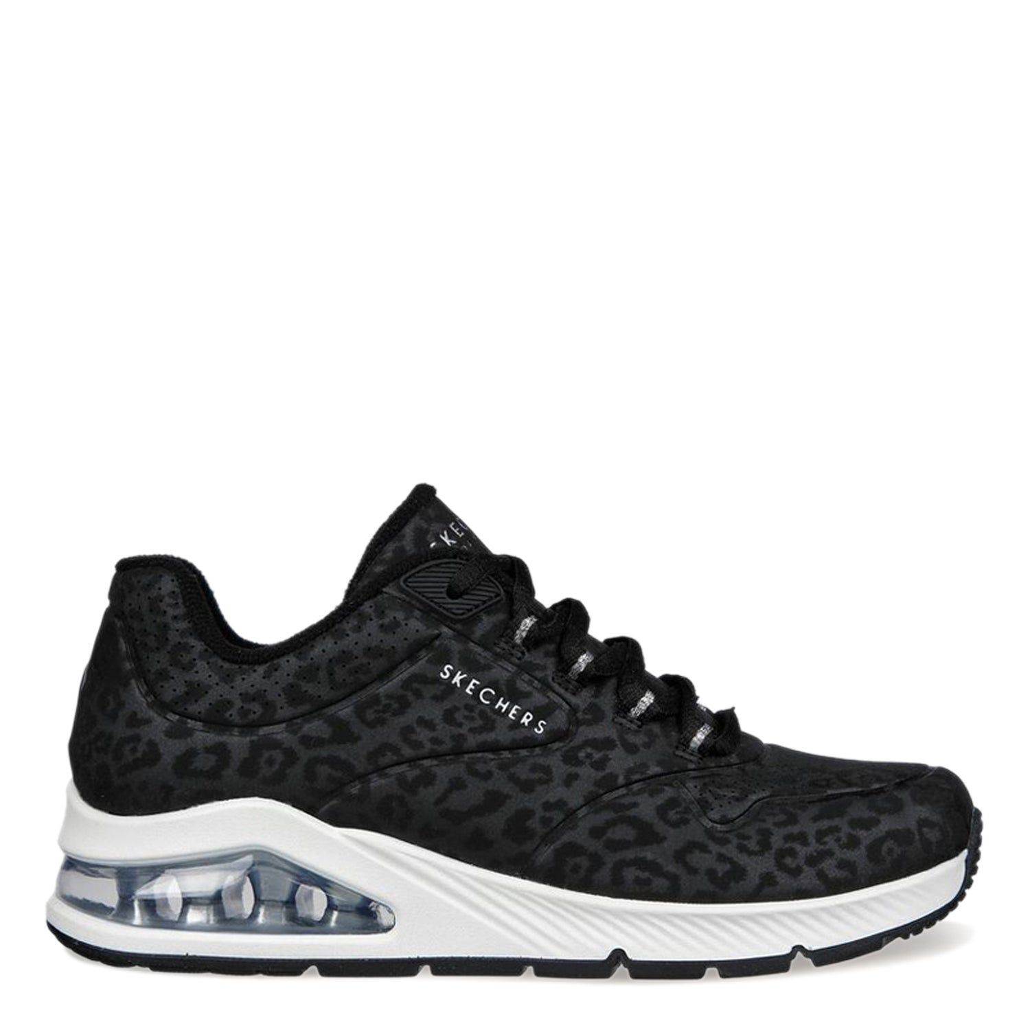 Peltz Shoes  Women's Skechers Street Uno 2 - In-Kat-Neato Sneaker BLACK 155642-BLK