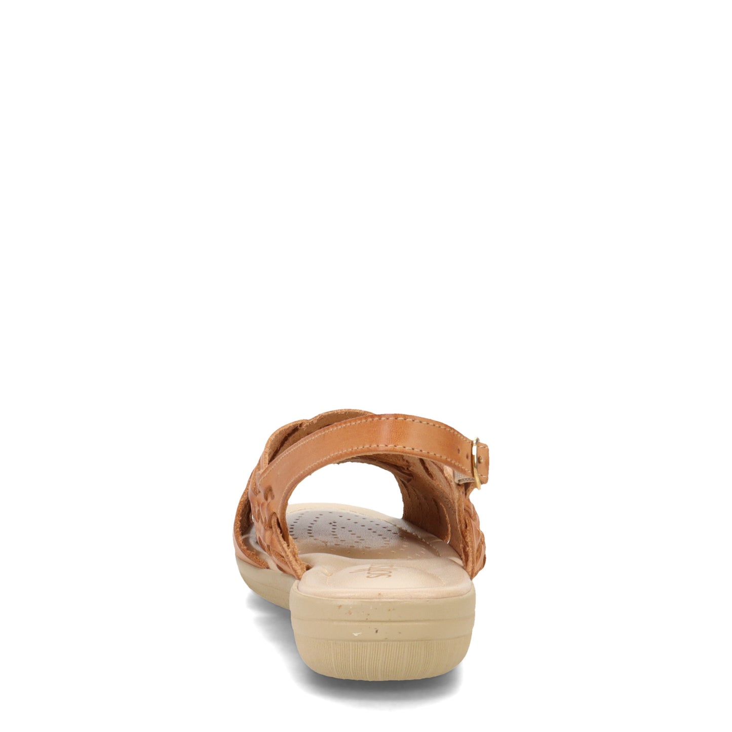 Peltz Shoes  Women's Soft Spots Tela Sandal NATURAL 157119