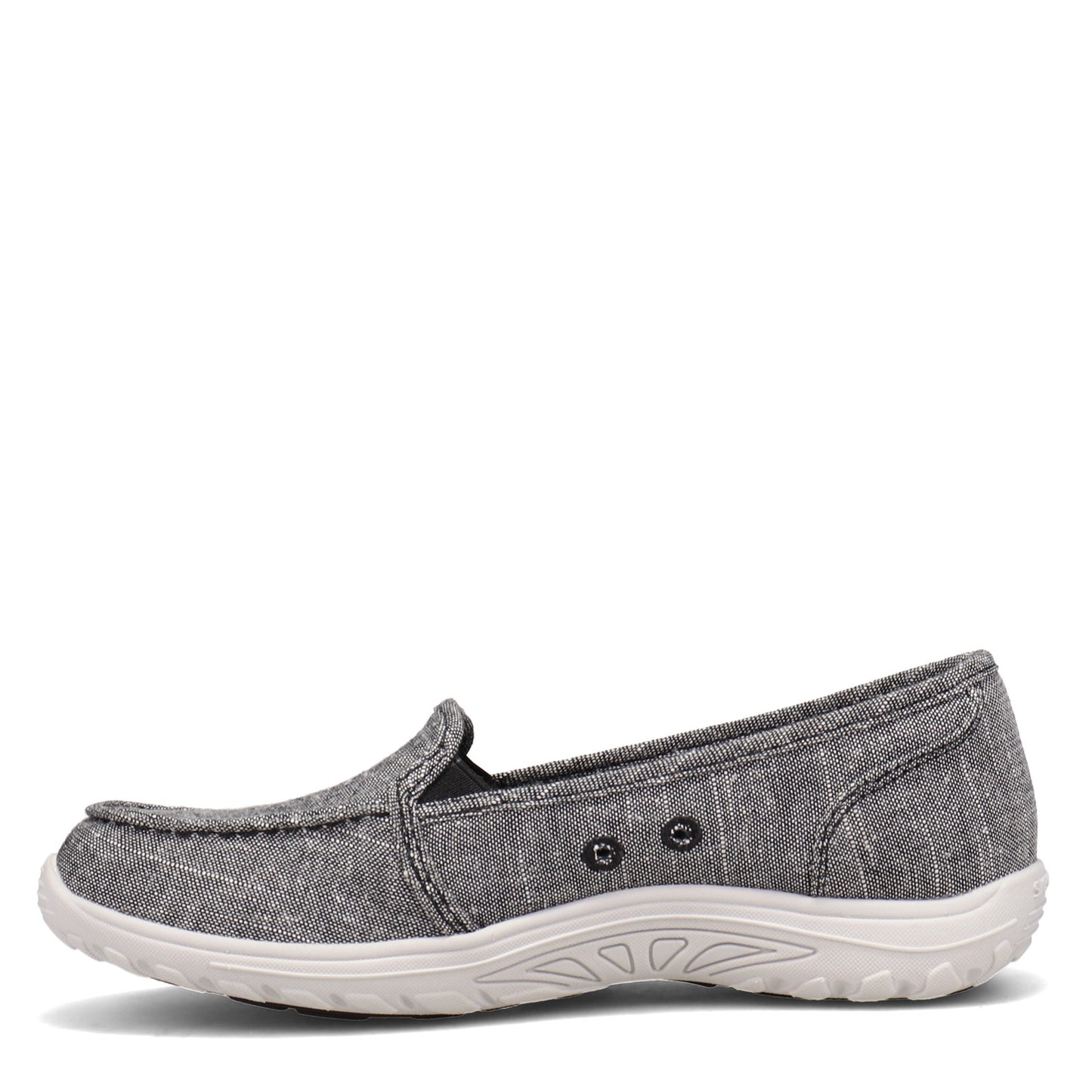Peltz Shoes  Women's Skechers Relaxed Fit: Reggae Fest - Manzanita Slip-On BLACK 158030-BLK