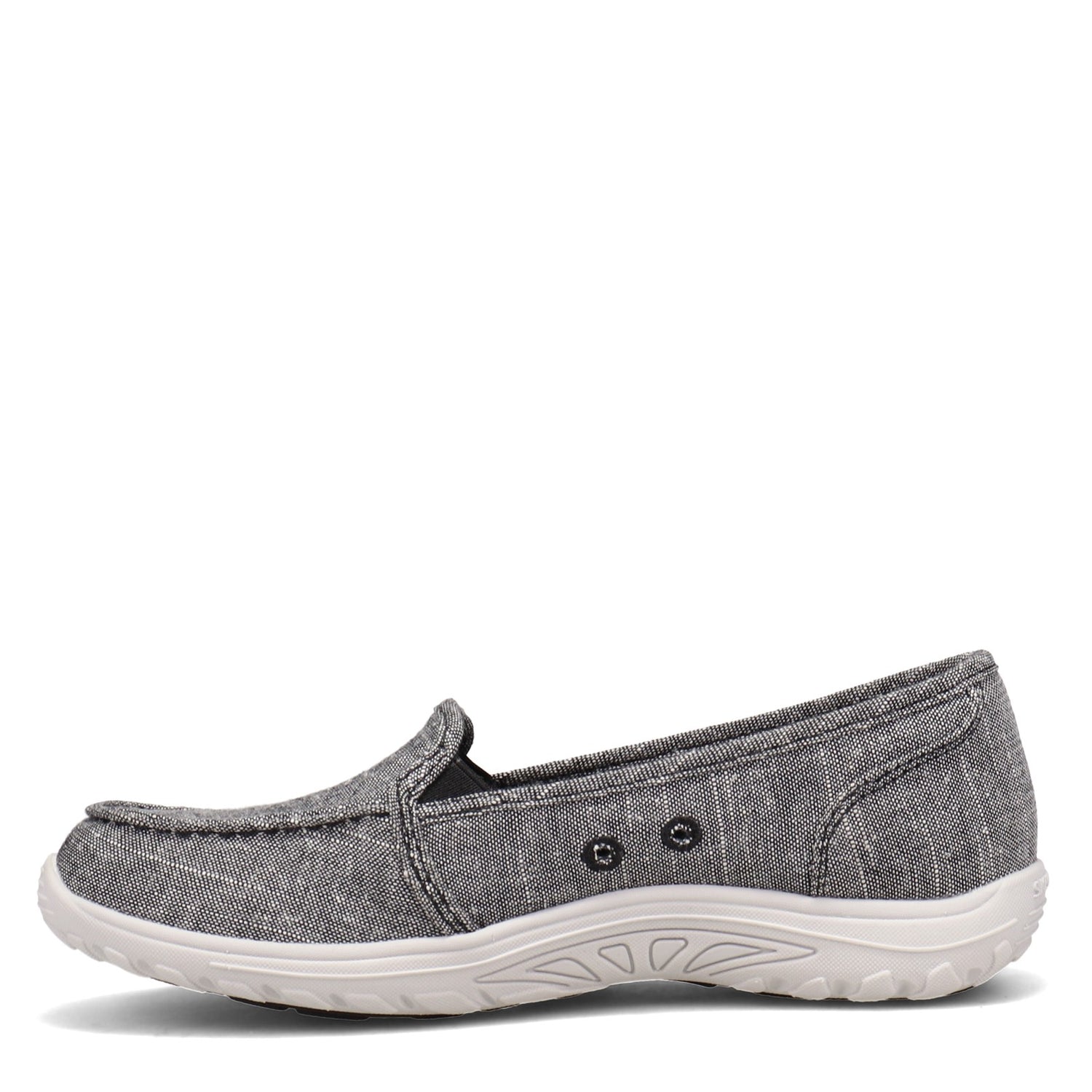 Peltz Shoes  Women's Skechers Relaxed Fit: Reggae Fest - Manzanita Slip-On BLACK 158030-BLK