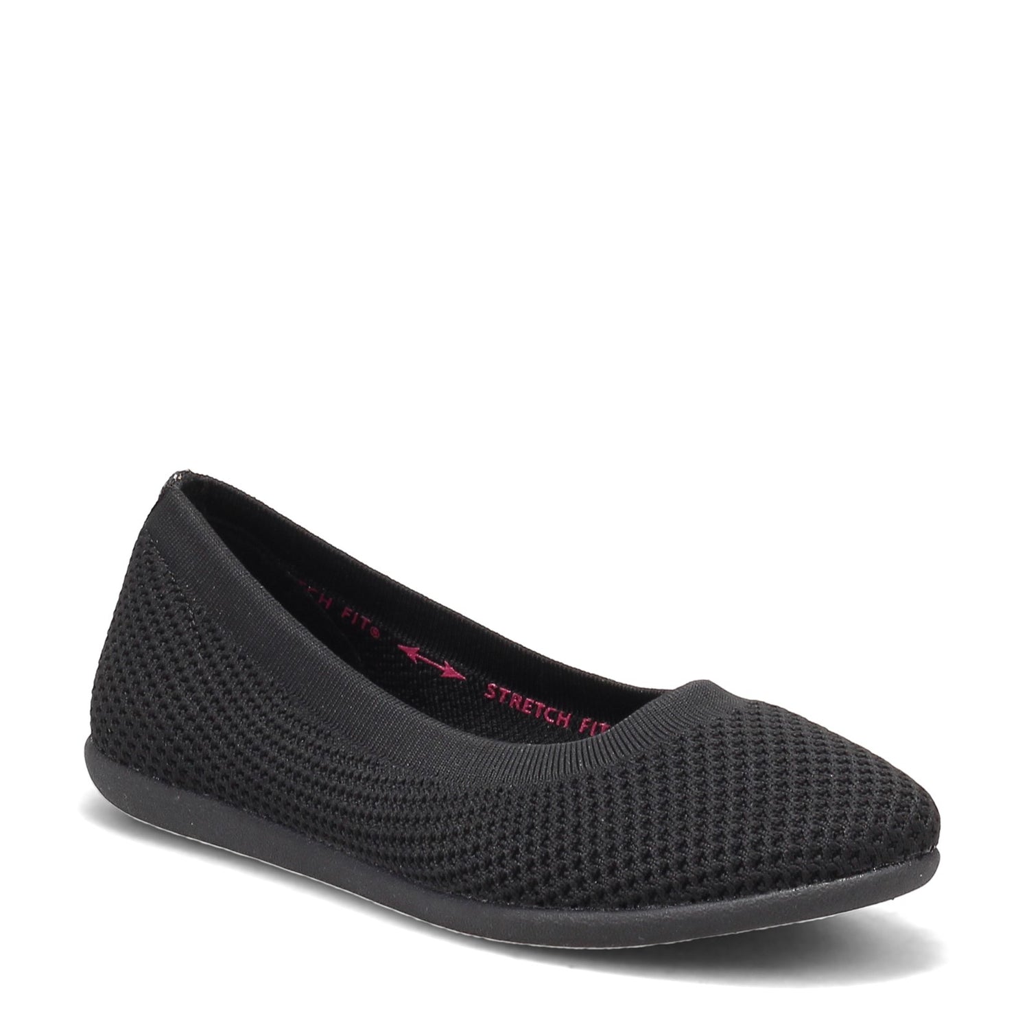 Peltz Shoes  Women's Skechers Cleo Sport - What A Move Flat BLACK 158198-BBK