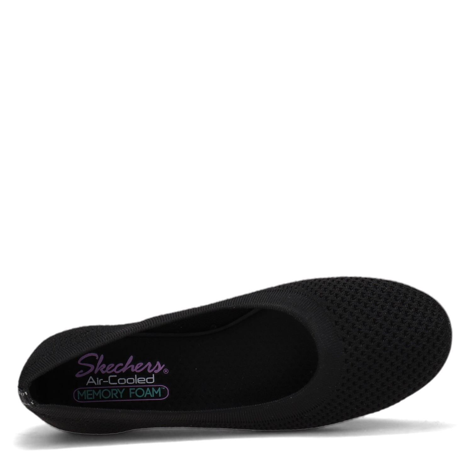 Peltz Shoes  Women's Skechers Cleo Sport - What A Move Flat BLACK 158198-BBK