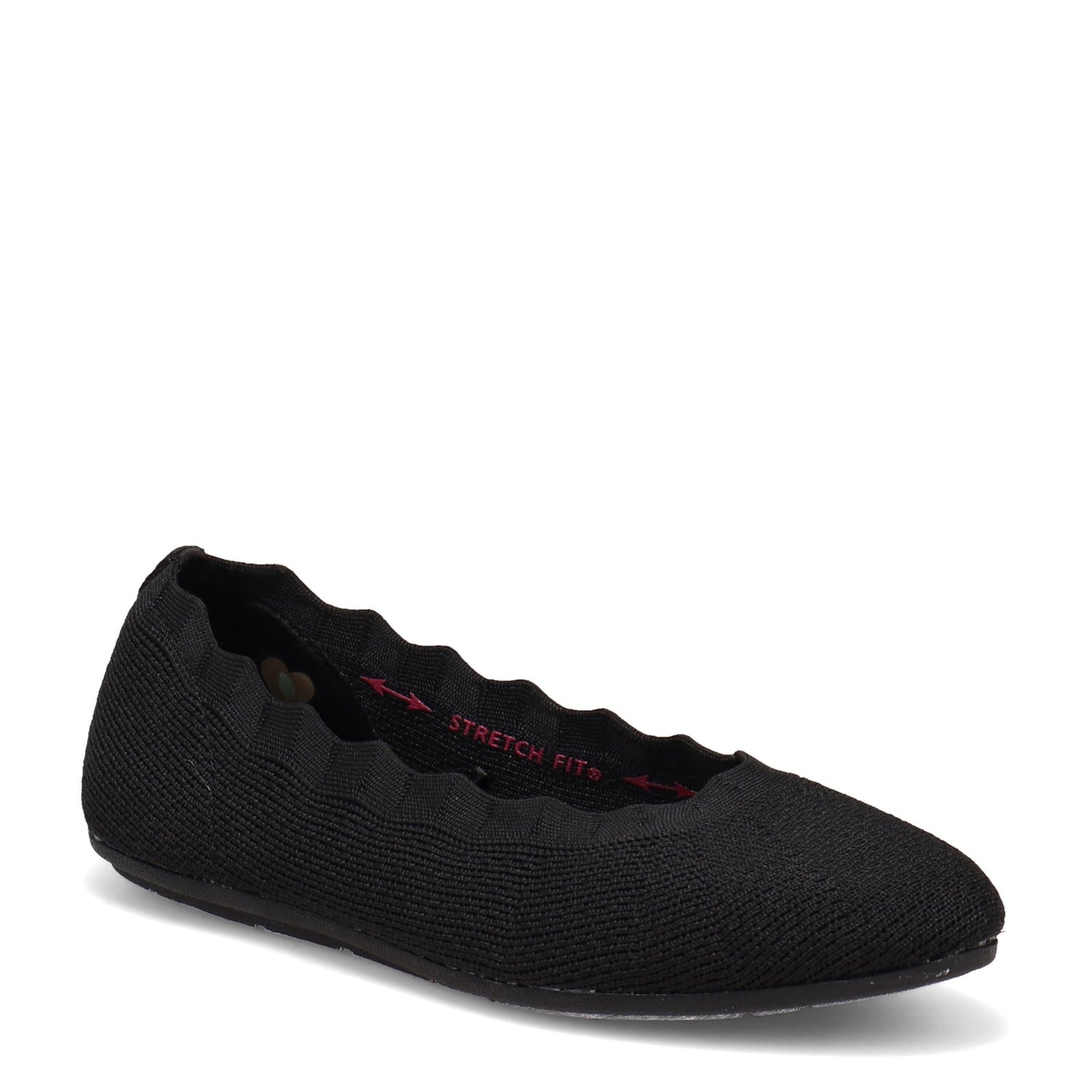 Peltz Shoes  Women's Skechers Cleo 2.0 - Love Spell Flat BLACK 158343-BLK