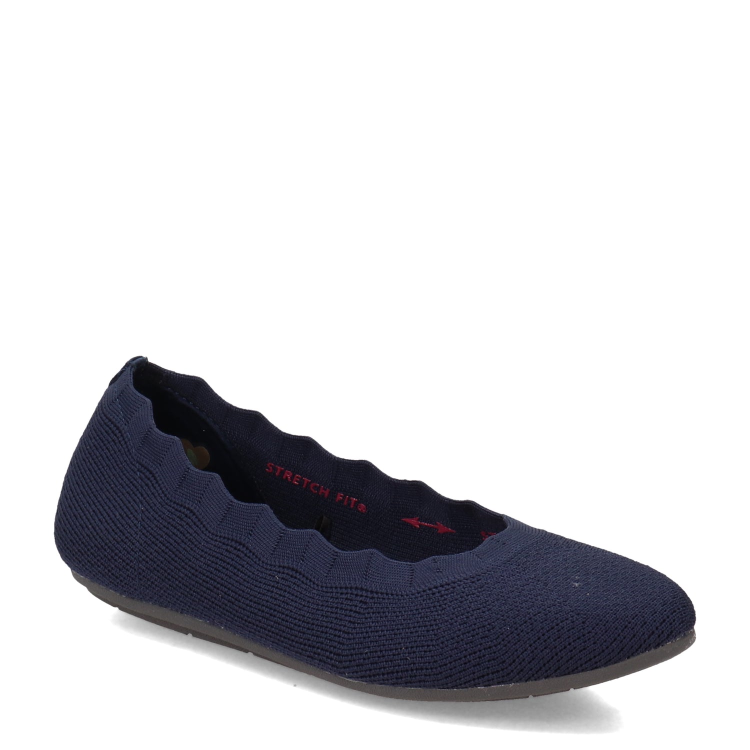 Peltz Shoes  Women's Skechers Cleo 2.0 - Love Spell Flat Navy 158343-NVY