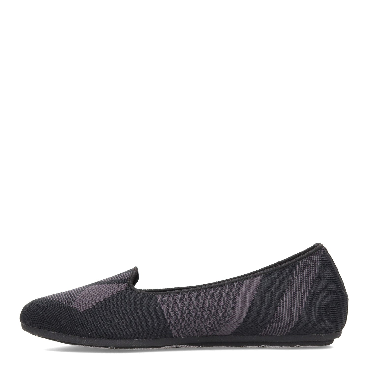 Peltz Shoes  Women's Skechers Cleo 2.0 - I'm Impressed Flat Black/Charcoal 158344-BKCC