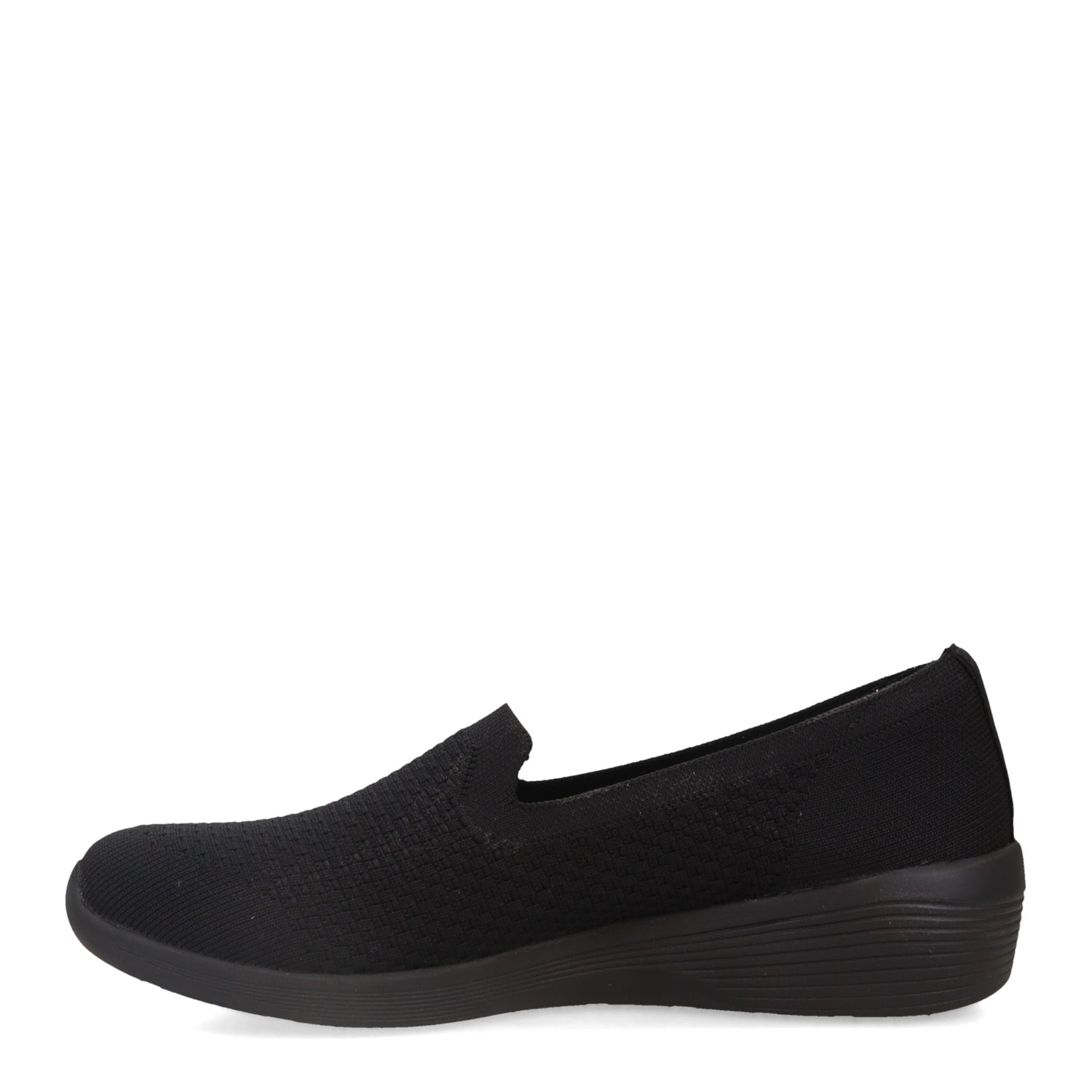 Peltz Shoes  Women's Skechers Arya - Clear Skies Slip-On BLACK 158761-BBK