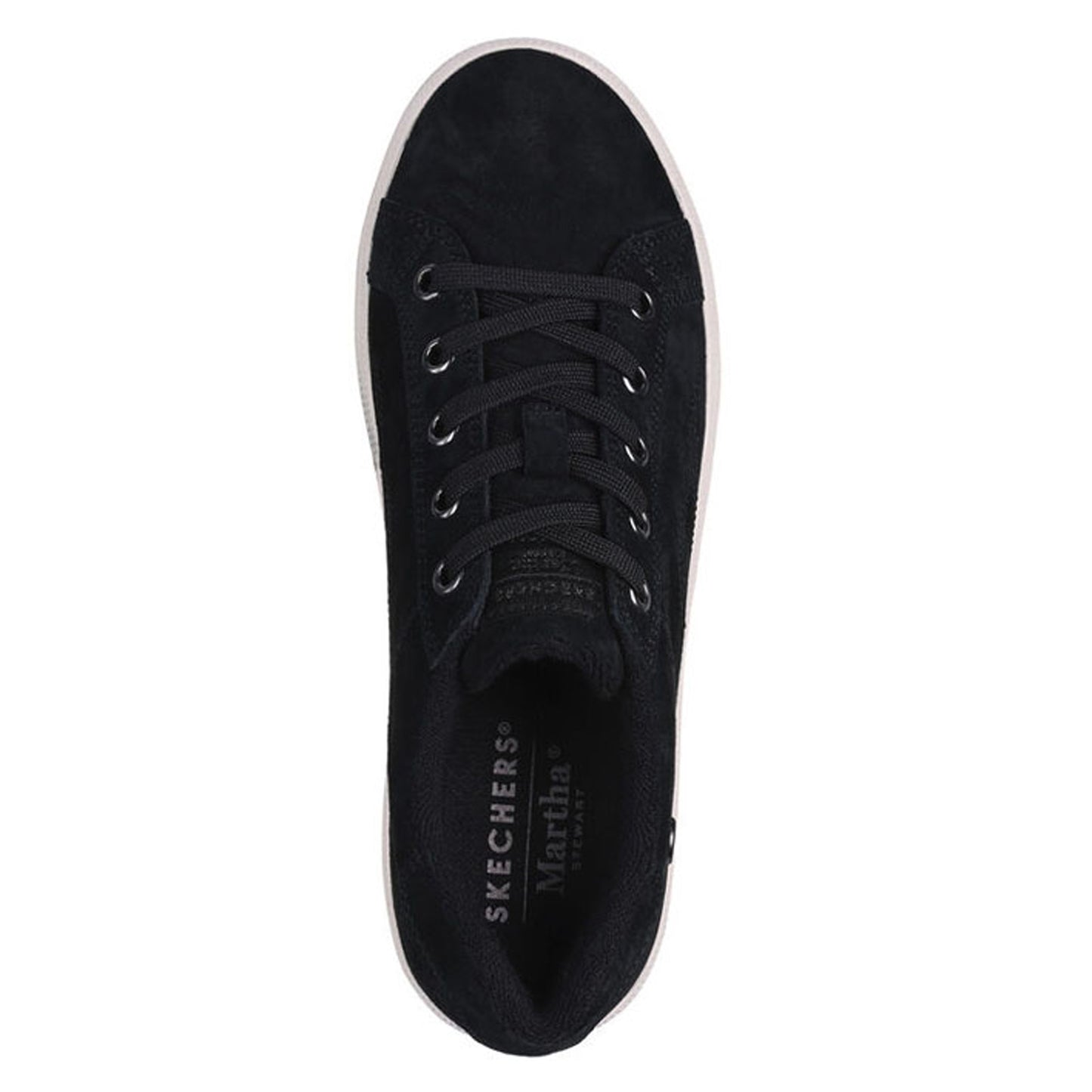 Peltz Shoes  Women's Skechers Martha Stewart x Skechers Plateau Sneaker black 158821-BLK