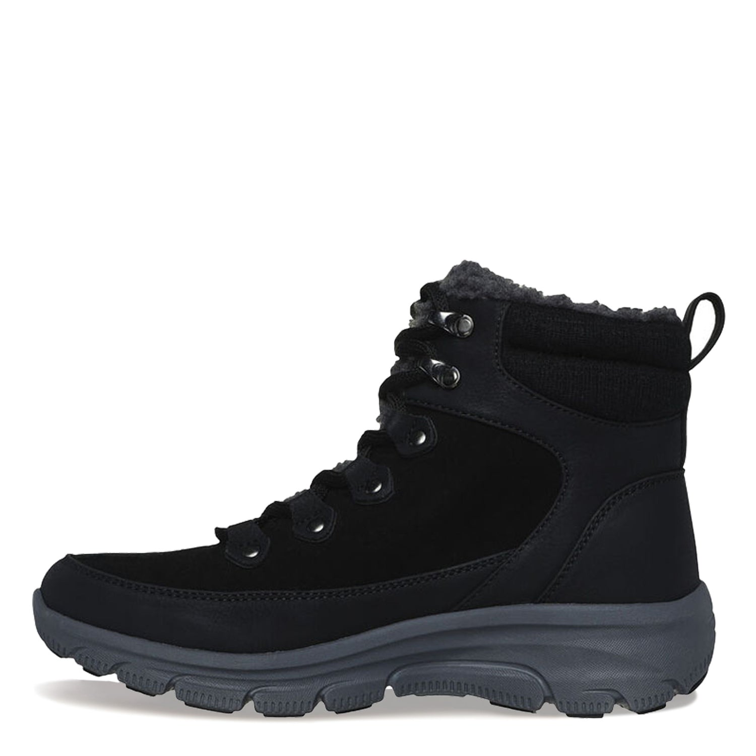 Peltz Shoes  Women's Skechers Martha Stewart Easy Going Winter Road Boot Black 158832-BLK
