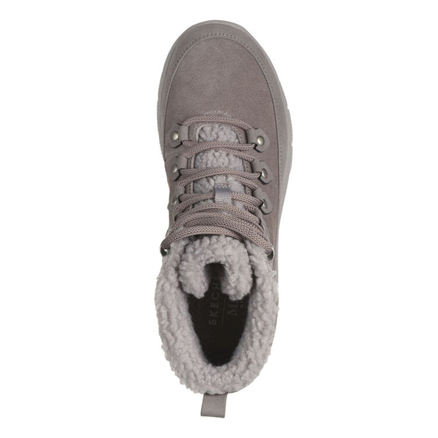 Peltz Shoes  Women's Skechers Martha Stewart Easy Going Winter Road Boot Dark Taupe 158832-DKTP