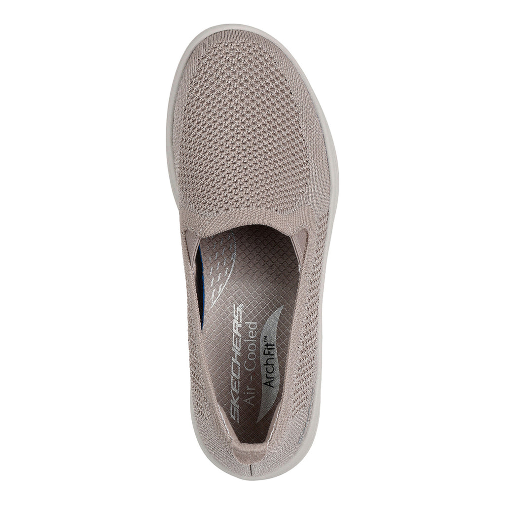 Women's Skechers Relaxed Fit: Arch Fit Laguna - Adore Her Sneaker TAUPE 159089-TPE