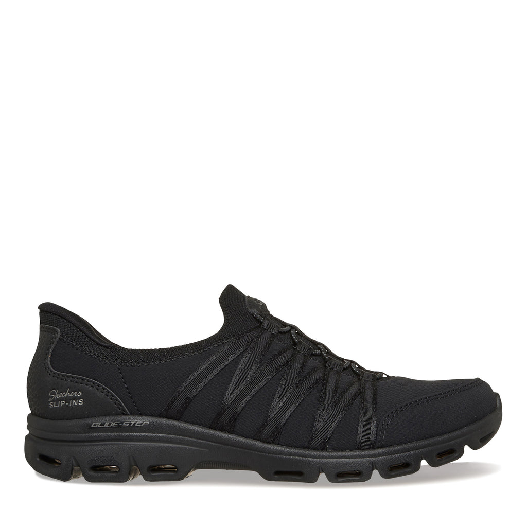Women's Skechers Slip-ins: Glide-Step Comfort - Steady Grace Sneaker BLACK 159547-BBK