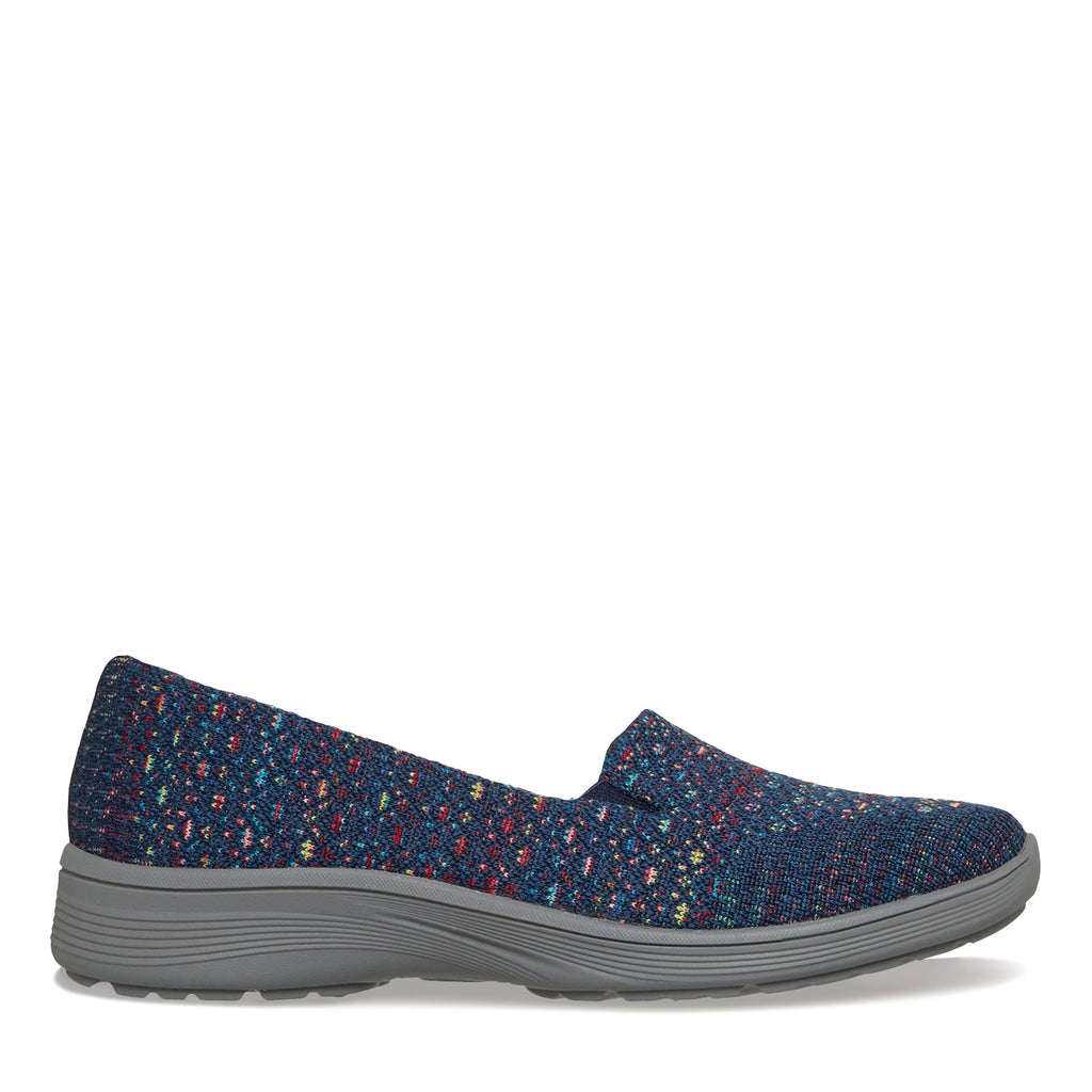 Women's Skechers Relaxed Fit: New Cool - Sweet Horizons Slip-On Sneaker NAVY MULTI 159560-NVMT