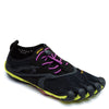 Peltz Shoes  Women's Vibram FiveFingers V- Run Running Shoe BLACK YELLOW 16W3105