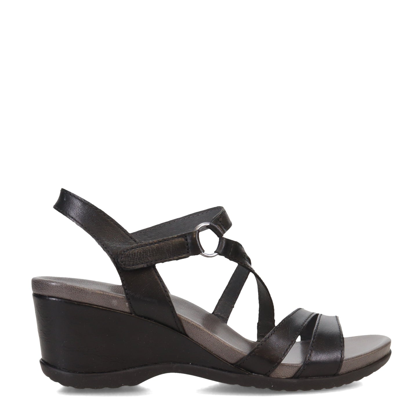 Peltz Shoes  Women's Dansko Addyson Sandal Black 1611-500200