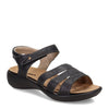 Peltz Shoes  Women's Romika Ibiza 111 Sandal BLACK CAPRI 16111-40100
