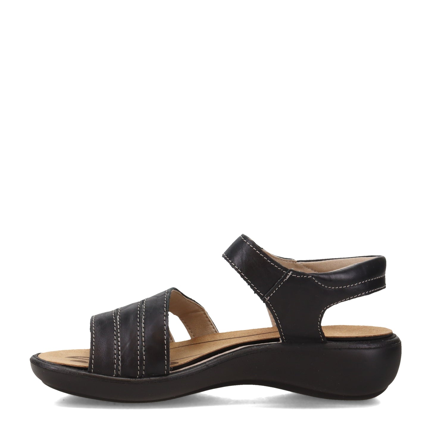 Peltz Shoes  Women's Romika Ibiza 111 Sandal BLACK CAPRI 16111-40100