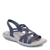 Peltz Shoes  Women's Skechers Reggae Slim - Simply Stretch Sandal navy blue 163023-NVY