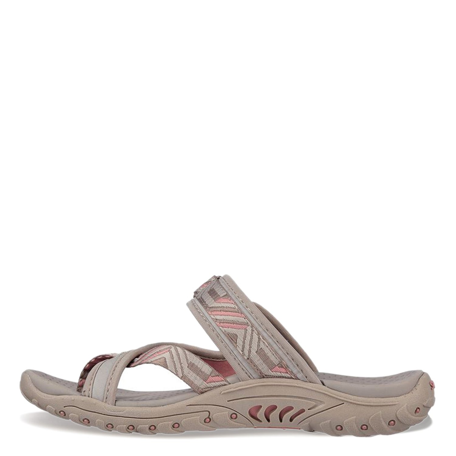 Peltz Shoes  Women's Skechers Reggae - Vibrancy Sandal TAUPE 163100-TPE