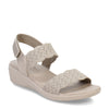 Peltz Shoes  Women's Skechers Arya - On The Rise Sandal Taupe 163165-TPE