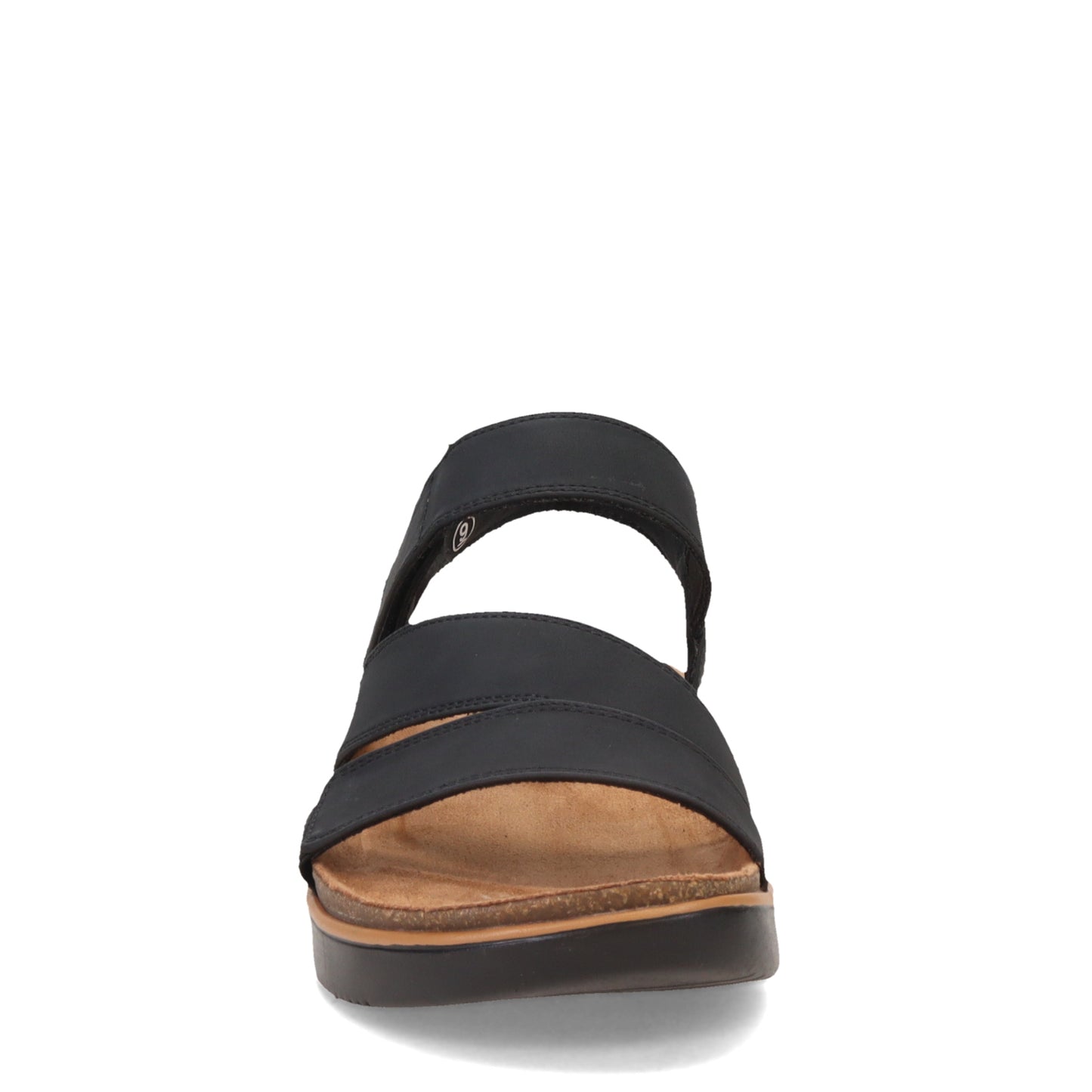 Peltz Shoes  Women's Skechers Lifted Comfort Sandal Black 163252-BLK