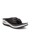 Peltz Shoes  Women's Skechers Arch Fit Sunshine - My Life Sandal Charcoal 163312-CCL