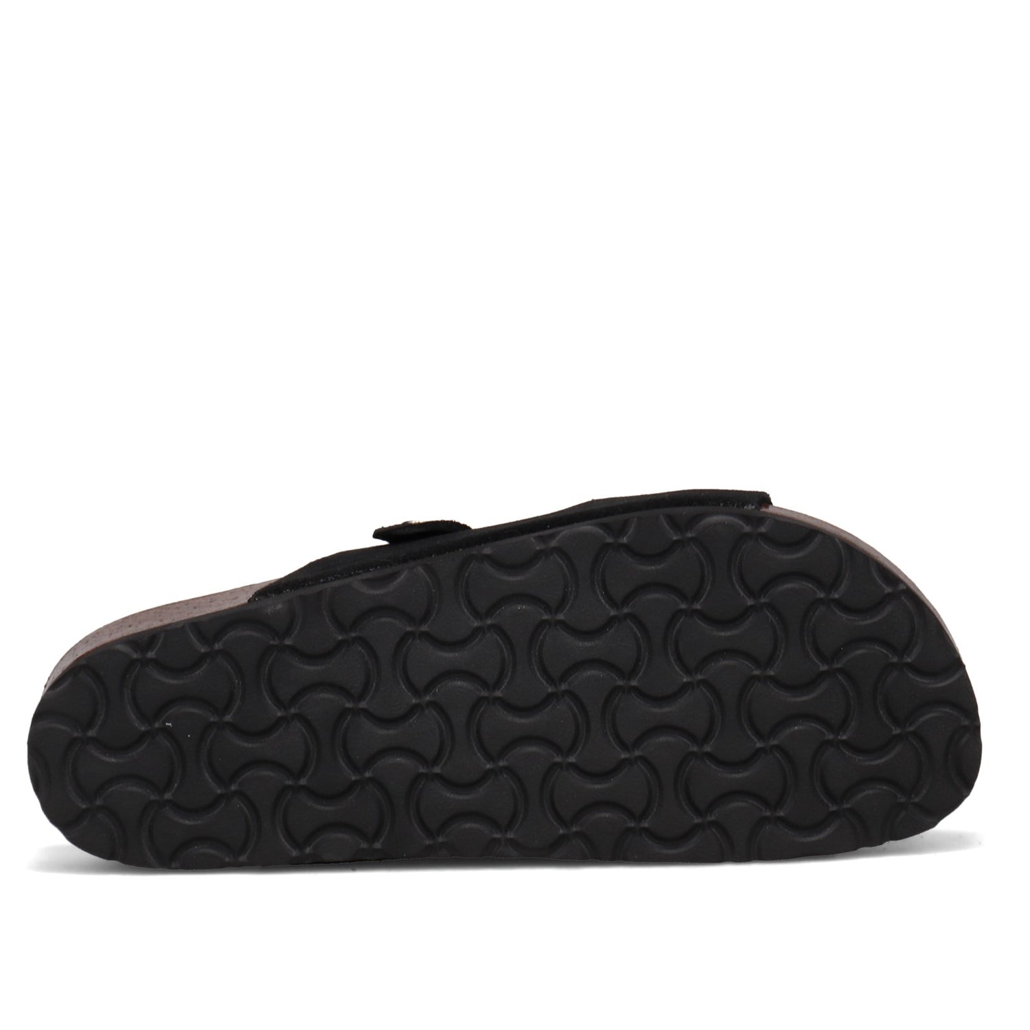 Peltz Shoes  Women's Skechers Arch Fit Granola Sandal Black 163315-BLK