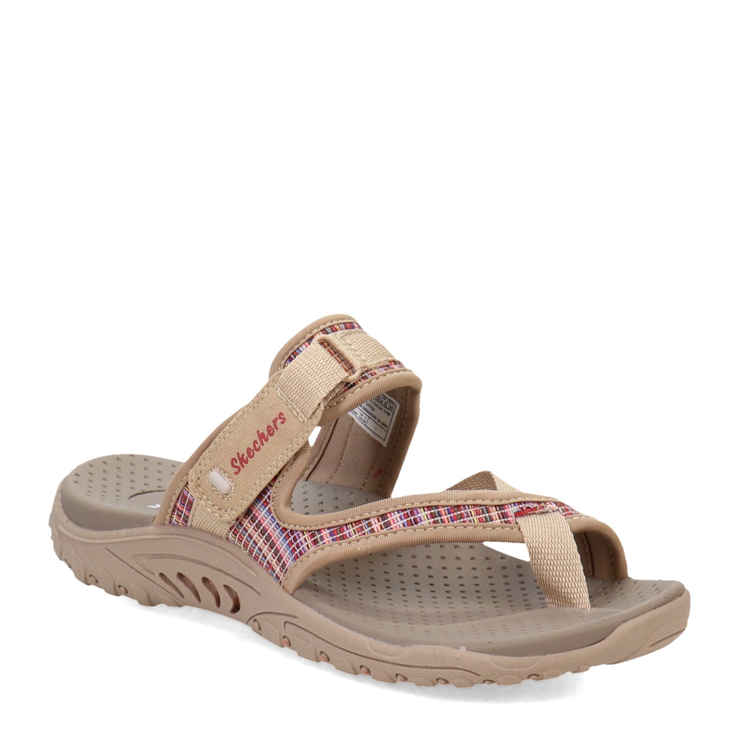 Peltz Shoes  Women's Skechers Reggae - All Natural Sandal TAUPE 163342-TPMT