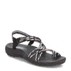 Peltz Shoes  Women's Skechers Reggae - Trail Grazer Sandal BLACK 163399-BLK