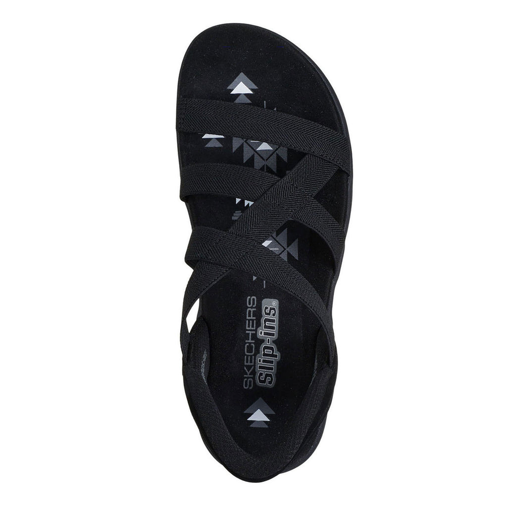 Women's Skechers, Slip-ins: Reggae Slim - Stretch Flex Sandal - Wide Width