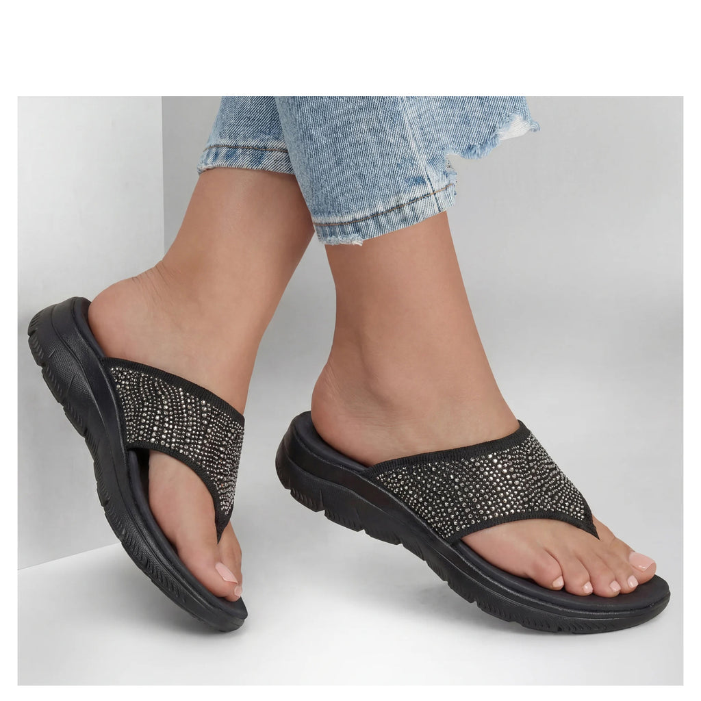 Women's Skechers Summits - Unmatched Glow Sandal BLACK 163582-BBK