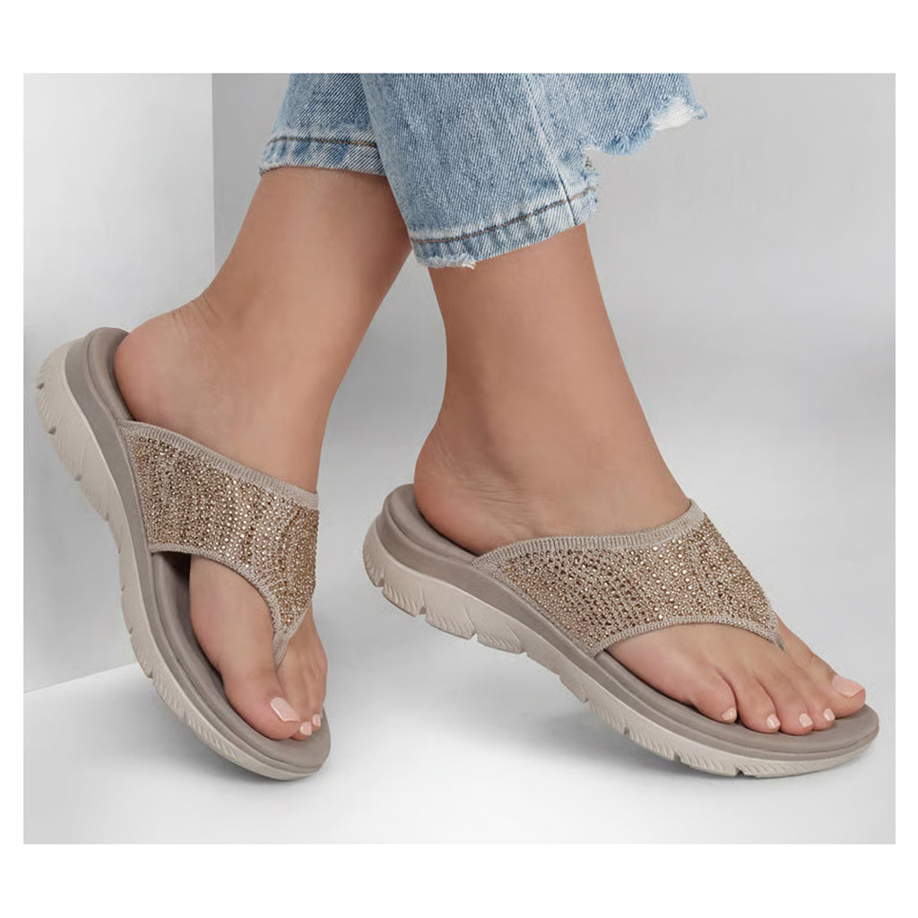 Women's Skechers Summits - Unmatched Glow Sandal TAUPE 163582-TPE