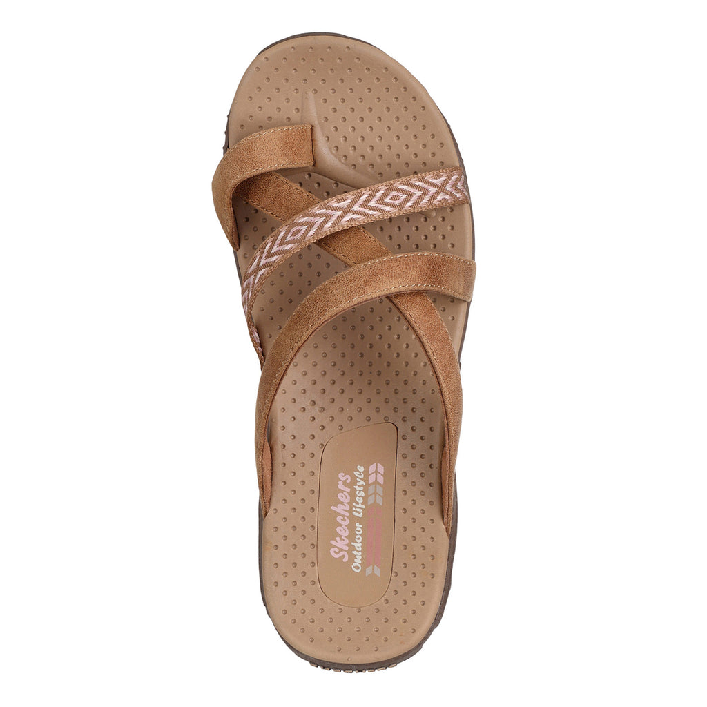 Women's Skechers Reggae - Tireless Summer Sandal CHESTNUT 163592-CSNT