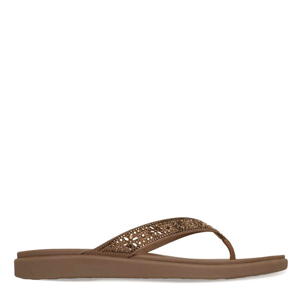 Women's Skechers Meditation Luxe - Sunny Glow Sandal MOCHA 163662-MOC
