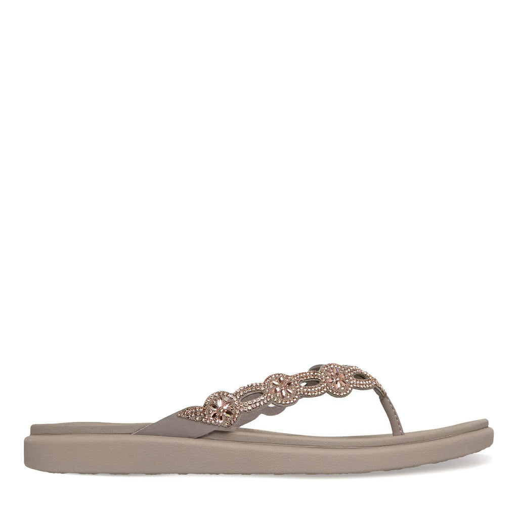 Women's Skechers Meditation Luxe - Dazzling Forever Sandal TAUPE 163663-TPE