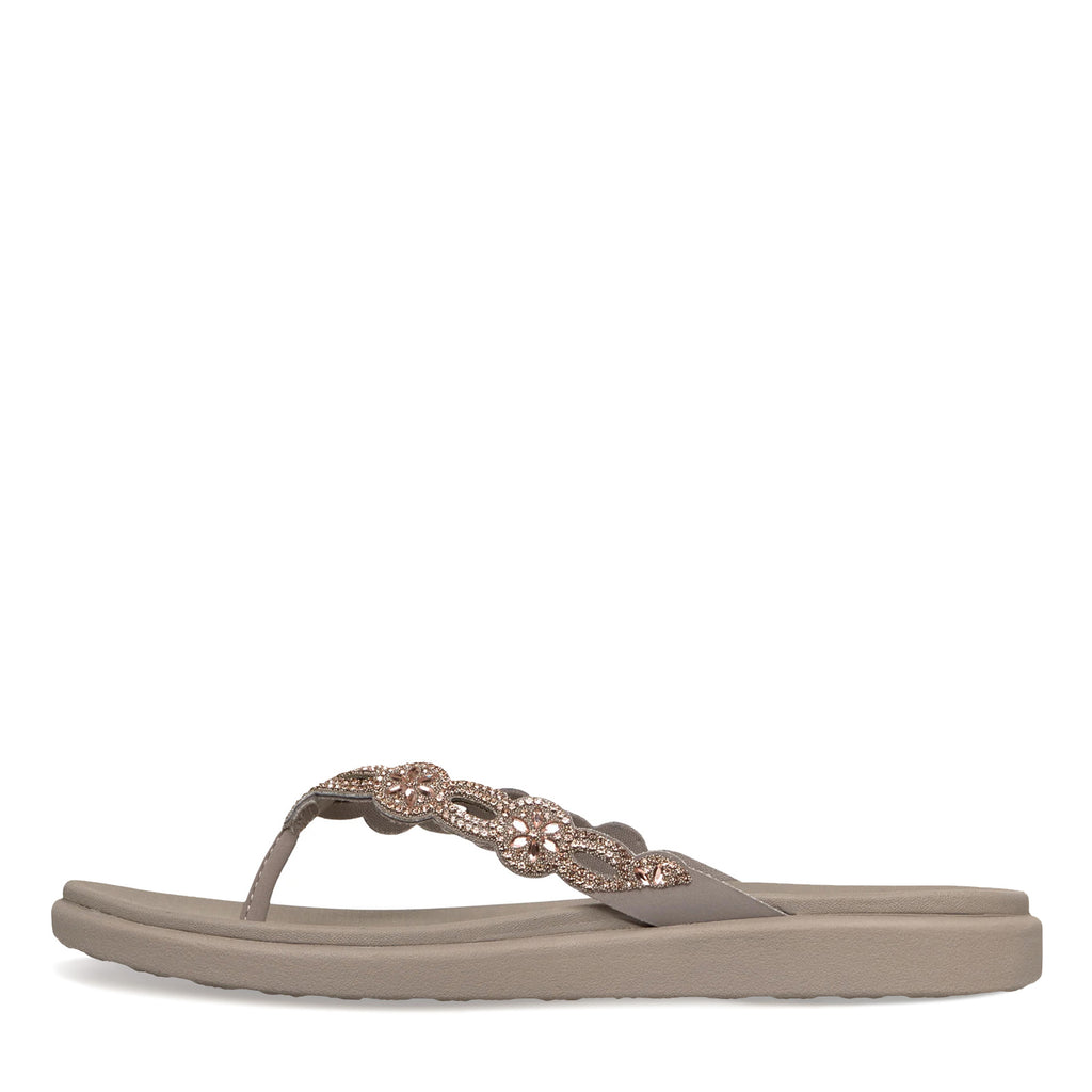 Women's Skechers Meditation Luxe - Dazzling Forever Sandal TAUPE 163663-TPE