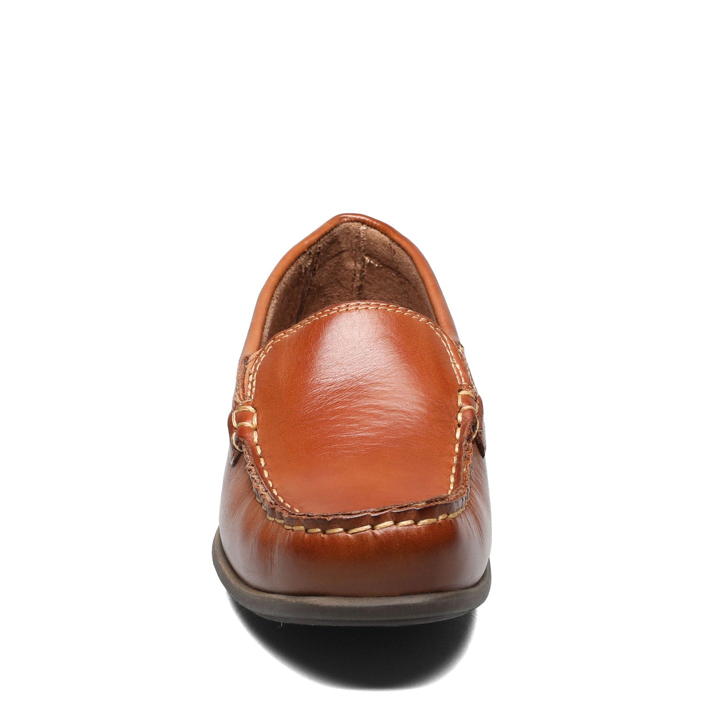 Peltz Shoes  Boy's Florsheim Jasper Venetian Loafer JR- Little Kid & Big Kid Saddle Tan 16564-257