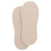 Peltz Shoes  Women's K. Bell Socks Cotton Extreme No Show Socks - 2 Pack Khaki 16614-2PK-KHAKI