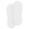 Peltz Shoes  Women's K. Bell Socks Cotton Extreme No Show Socks - 2 Pack Wjhite 16614-2PK-WHITE