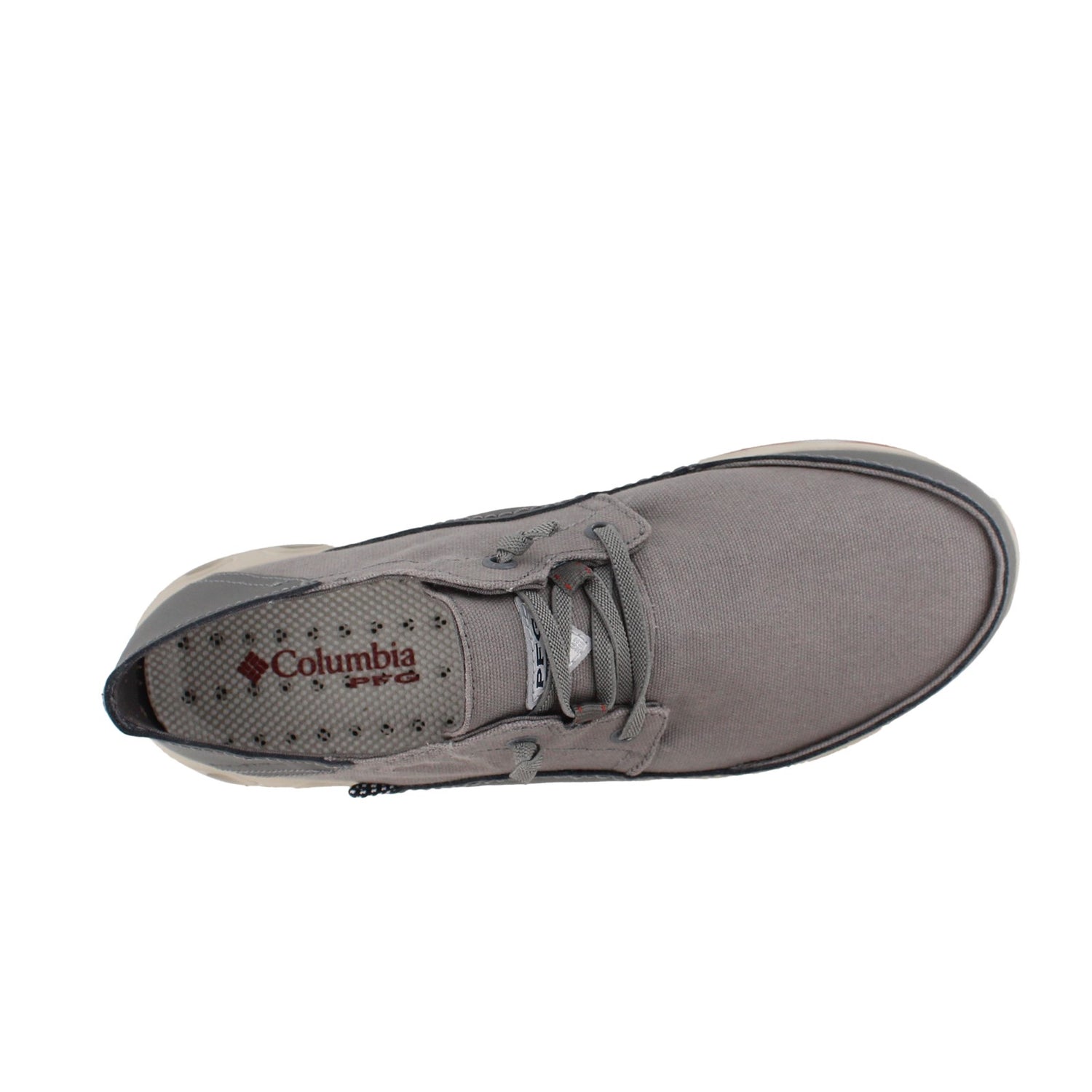 Peltz Shoes  Men's Columbia PFG Bahama Vent Relaxed PFG Slip on Shoes GRAY 1661511-023