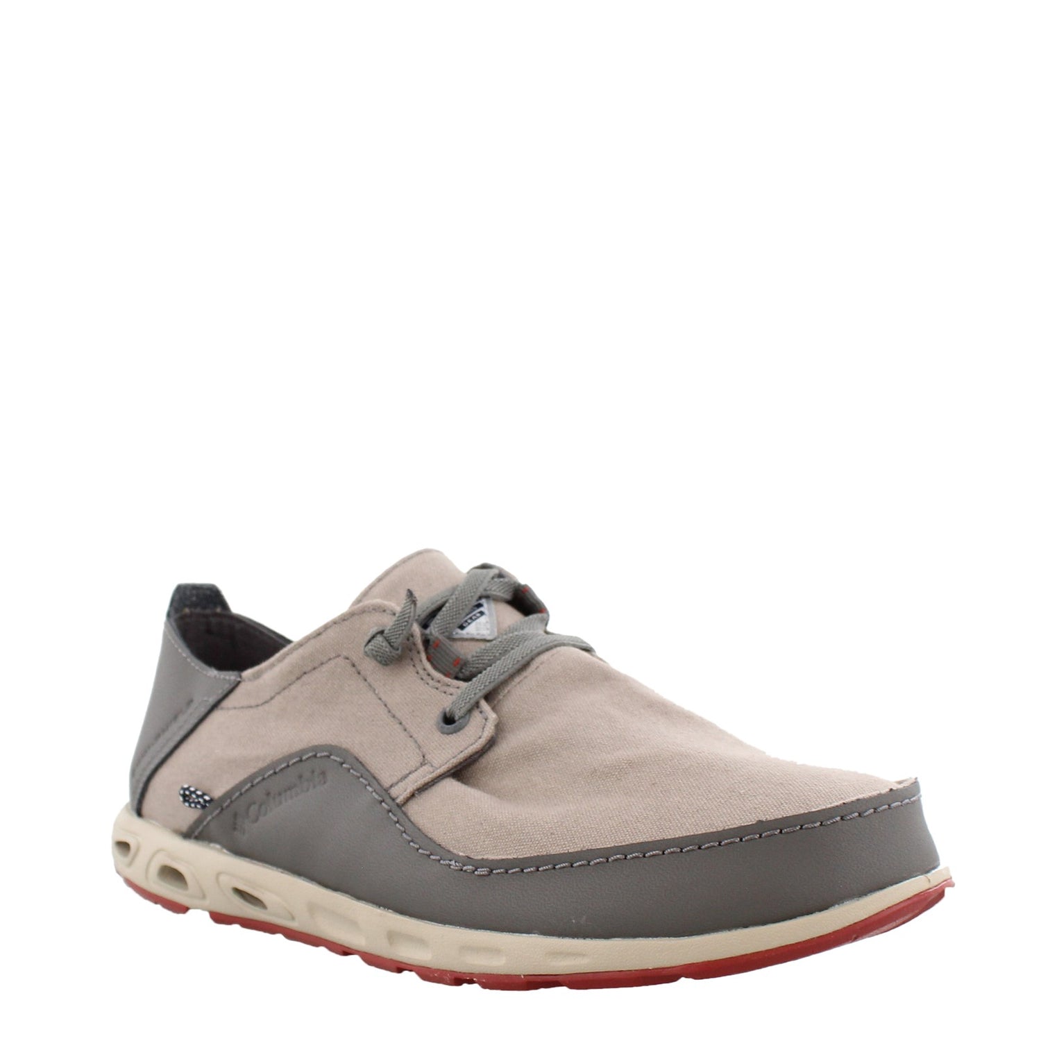 Peltz Shoes  Men's Columbia Bahama Vent PFG Shoe - Wide Width GRAY 1661512-023