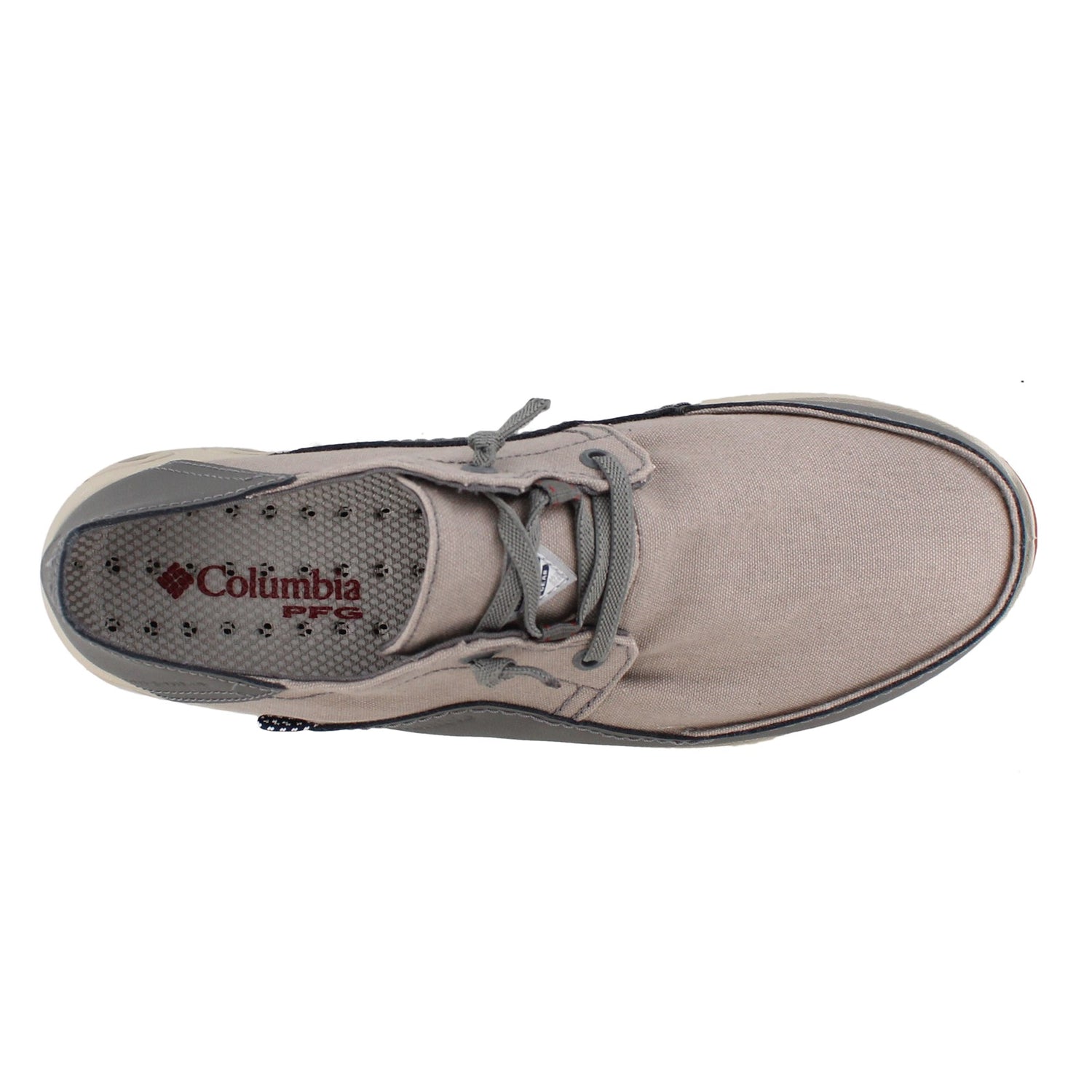 Peltz Shoes  Men's Columbia Bahama Vent PFG Shoe - Wide Width GRAY 1661512-023
