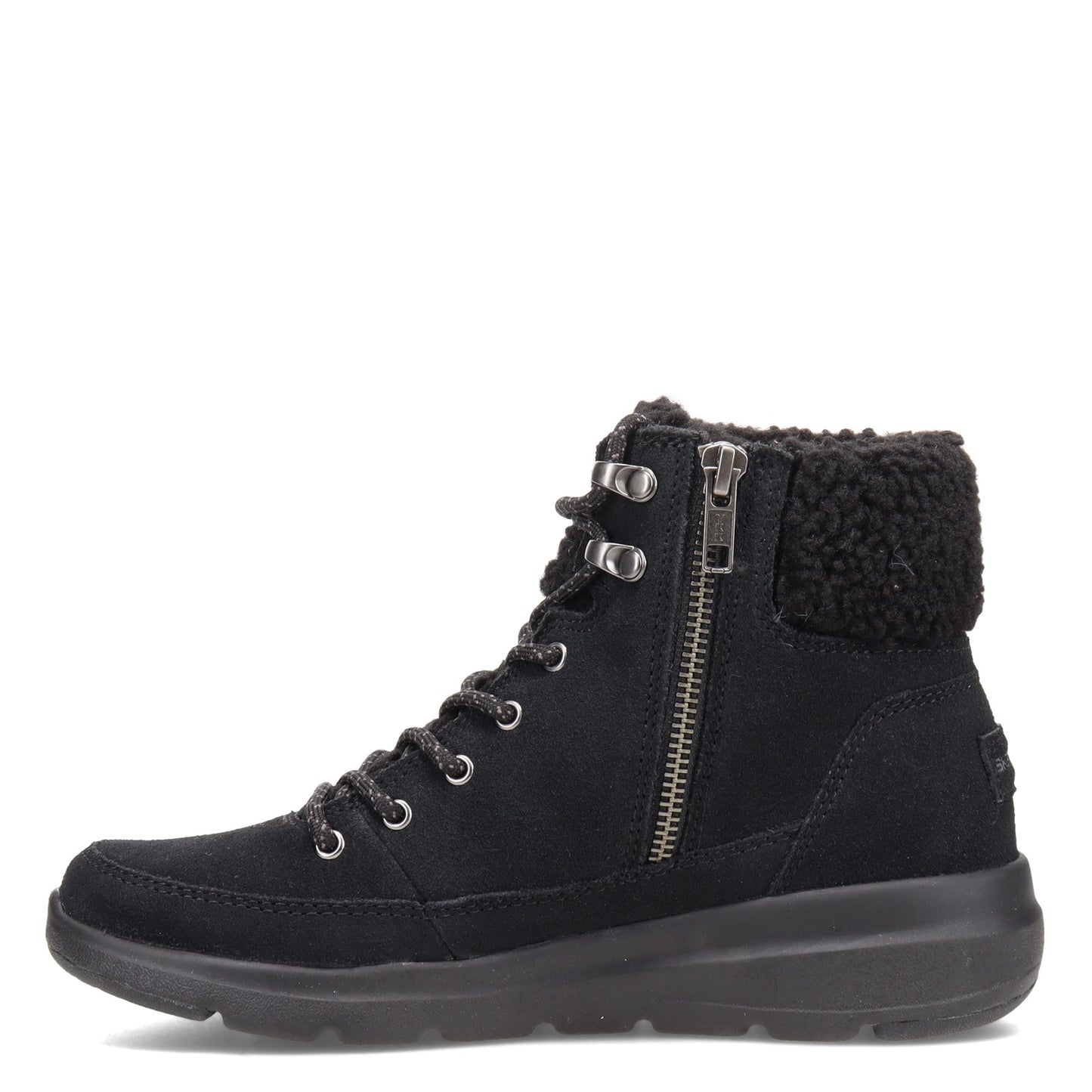 Peltz Shoes  Women's Skechers On the GO Glacial Woodlands Boot BLACK 16677-BBK