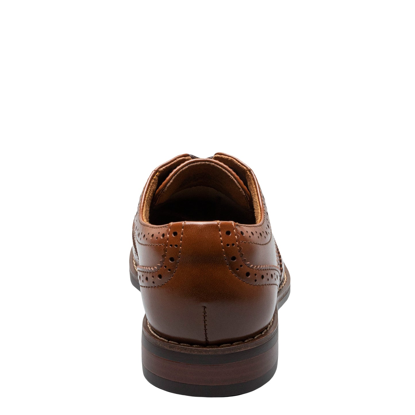 Peltz Shoes  Boy's Florsheim Rucci JR Wingtip Oxford – Little Kid & Big Kid Cognac 16686-221